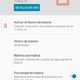 Vale la pena destacar donde dice “última carga completa” y “uso de la pantalla desde carga completa”.